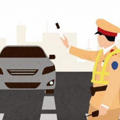 Quy trình dừng xe của cảnh sát giao thông khi xử lý vi phạm